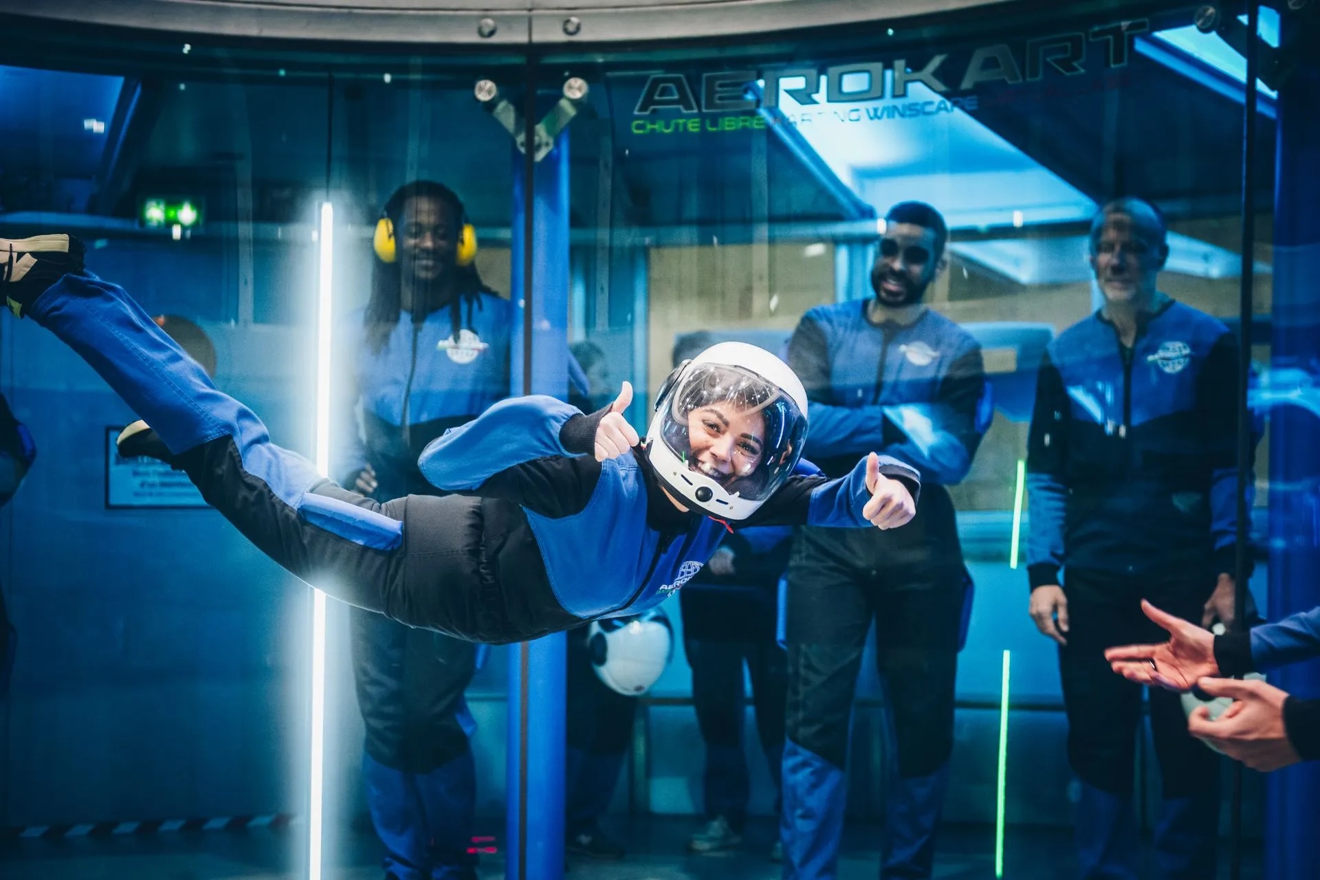 Session de chute libre indoor Aerokart