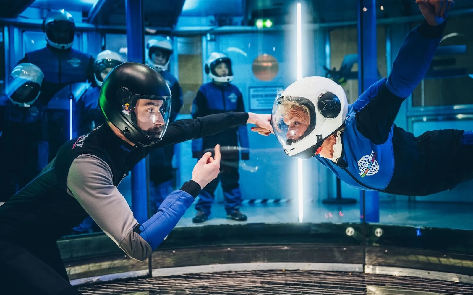 Baptême adulte en soufflerie