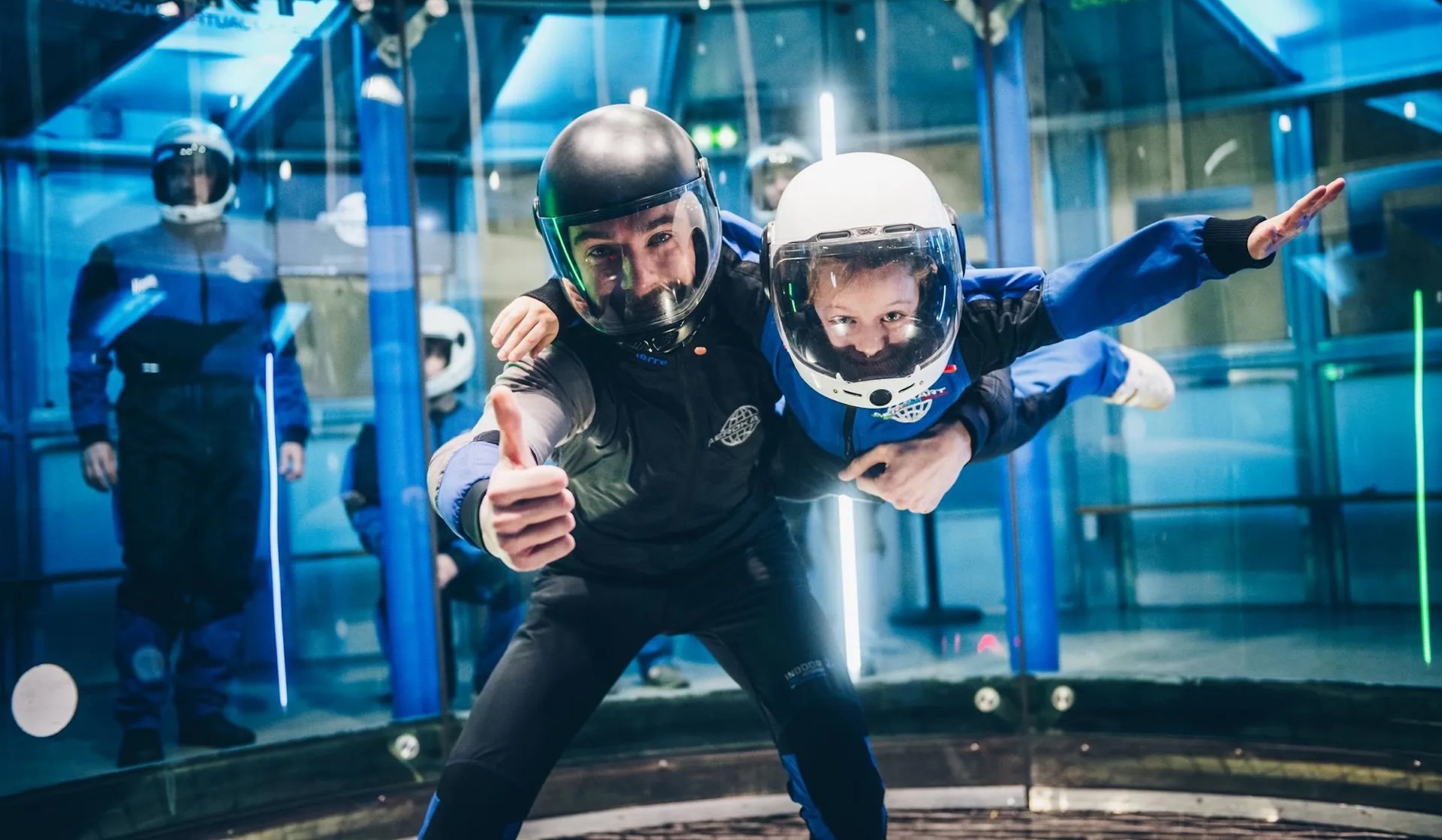 Session soufflerie en famille