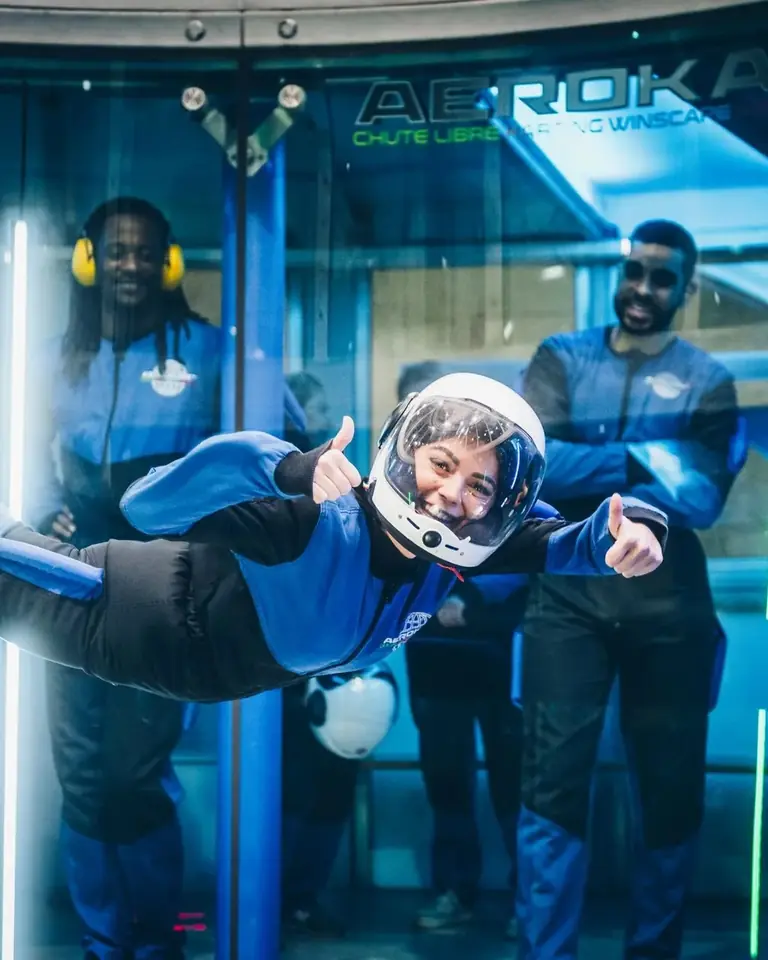 Session de chute libre indoor Aerokart